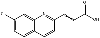 (2E)-3-(7-chloroquinolin-2-yl)prop-2-enoic acid Structure