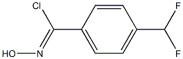 4-(difluoromethyl)-N-hydroxybenzimidoyl chloride Structure