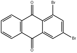 9,10-Anthracenedione, 1,3-dibromo- Structure