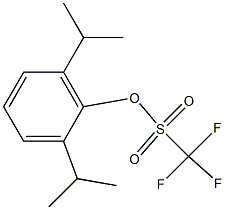 2,6-bis(propan-2-yl)phenyl trifluoromethanesulfonate Structure