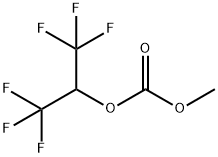 Hexafluoroisopropyl methyl carbonate Structure