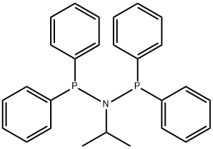 Phosphinous amide, N-(diphenylphosphino)-N-(1-methylethyl)-P,P-diphenyl- Structure