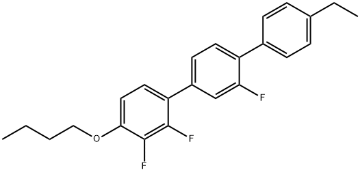 4''-Butoxy-4-ethyl-2',2'',3''-trifluoro-[1,1':4',1'']-terphenyl Structure