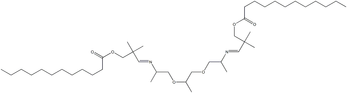 16-(dodecanoyloxy)-2,2,5,8,12,15,15-heptamethyl-7,10-dioxa-4,13-diazahexadeca-3,13-dien-1-yl dodecanoate Structure