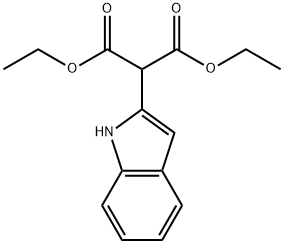 diethyl 2-(1H-indol-2-yl)propanedioate Structure