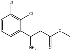 methyl 3-amino-3-(2,3-dichlorophenyl)propanoate 구조식 이미지