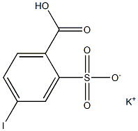potassium 4-iodo-2-sulfonato-benzoic acid Structure