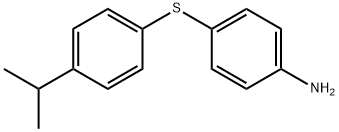 4-{[4-(propan-2-yl)phenyl]sulfanyl}aniline 구조식 이미지