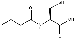 N-Butanoyl-L-cysteine Structure