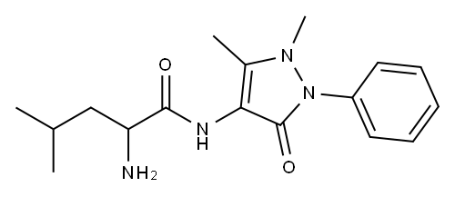 DL-Leucine-4-Antipyrineamide Structure