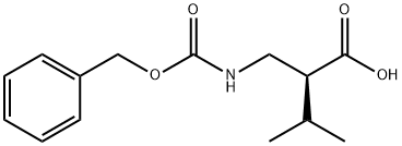 Cbz-(S)-2-(aminomethyl)-3-methylbutanoic acid 구조식 이미지