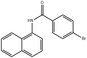 4-bromo-N-(naphthalen-1-yl)benzamide Structure