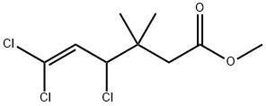 methyl 4,6,6-trichloro-3,3-dimethyl-5-hexenoate Structure