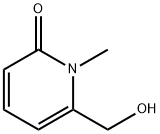 2(1H)-Pyridinone, 6-(hydroxymethyl)-1-methyl- Structure
