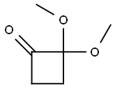 2,2-dimethoxycyclobutan-1-one Structure