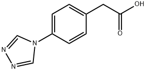 4-(1,2,4-triazol-4-yl)-phenylacetic acid Structure