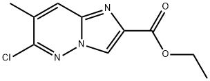 Imidazo[1,2-b]pyridazine-2-carboxylic acid, 6-chloro-7-methyl-, ethyl ester Structure