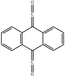 Methanone, 1,1'-(9,10-anthracenediylidene)bis- Structure