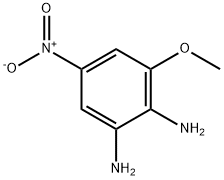 1,2-Benzenediamine, 3-methoxy-5-nitro- Structure