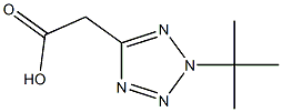 2-(2-tert-butyltetrazol-5-yl)acetic acid Structure