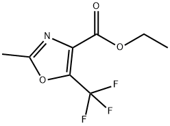 4-Oxazolecarboxylic acid, 2-methyl-5-(trifluoromethyl)-, ethyl ester Structure