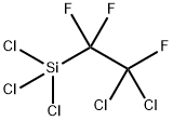 Silane, trichloro(2,2-dichloro-1,1,2-trifluoroethyl)- 구조식 이미지