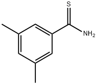 Benzenecarbothioamide, 3,5-dimethyl- Structure