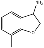 3-Benzofuranamine, 2,3-dihydro-7-methyl- Structure