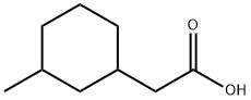 3-methylcyclohexaneacetic acid Structure