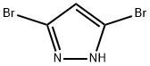 3,5-Dibromo-1H-pyrazole 구조식 이미지