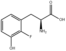 (2S)-2-AMINO-3-(2-FLUORO-3-HYDROXYPHENYL)PROPANOIC ACID 구조식 이미지