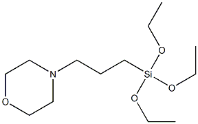 Morpholine, 4-[3-(triethoxysilyl)propyl]- Structure