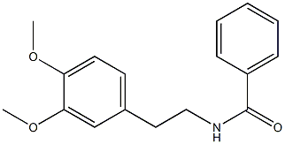 N-[2-(3,4-dimethoxyphenyl)ethyl]benzamide Structure