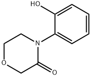 4-(2-hydroxyphenyl)morpholin-3-one Structure