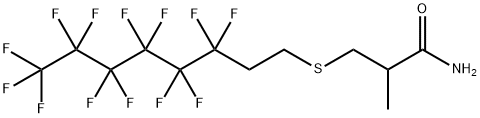 2-Methyl-3-((Perfluorohexyl)ethylsulfanyl)-propanamide Structure