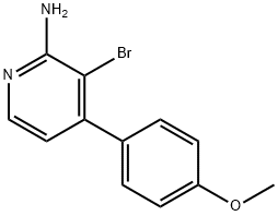 2-Amino-3-bromo-4-(4-methoxyphenyl)pyridine Structure
