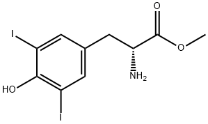 methyl (2R)-2-amino-3-(4-hydroxy-3,5-diiodophenyl)propanoate Structure