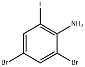 Benzenamine, 2,4-dibromo-6-iodo- Structure