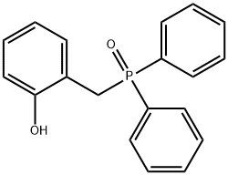 (2-hydroxybenzyl)diphenylphosphine oxide 구조식 이미지