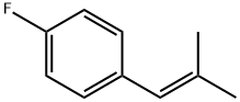 Benzene, 1-fluoro-4-(2-methyl-1-propen-1-yl)- 구조식 이미지