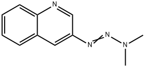 3,3-dimethyl-1(3-quinolyl)triazene Structure