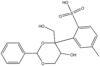 2,4-O-Benzylidene-1-O-tosyl-D-threitol 구조식 이미지