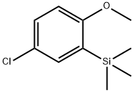 Benzene, 4-chloro-1-methoxy-2-(trimethylsilyl)- 구조식 이미지