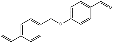 Benzaldehyde, 4-[(4-ethenylphenyl)methoxy]- 구조식 이미지