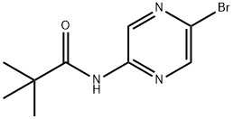 N-(5-Bromo-pyrazin-2-yl)-2,2-dimethyl-propionamide Structure