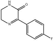 2(1H)-Pyrazinone, 3-(4-fluorophenyl)-5,6-dihydro- Structure