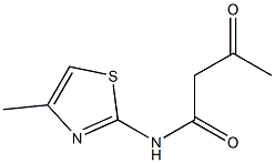 N-(4-methyl-1,3-thiazol-2-yl)-3-oxobutanamide Structure