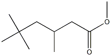 methyl 3,5,5-trimethylhexanoate Structure