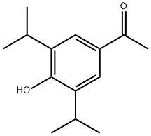 Ethanone, 1-[4-hydroxy-3,5-bis(1-methylethyl)phenyl]- Structure