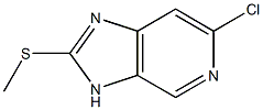 6-chloro-2-(methylthio)-3H-imidazo[4,5-c]pyridine Structure